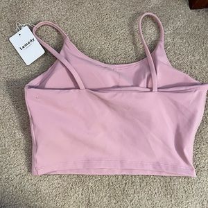 LEMEDY WORKOUT TANK WITH BUILT-IN SPORTS BRA— SIZE L— PINK